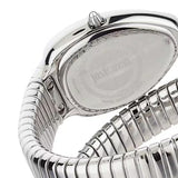 Just Cavalli Serpente Metallica Black Dial Silver Steel Strap Watch for Women - JC1L208M0025