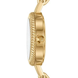 Tory Burch Riva Gold Dial Gold Steel Strap Watch for Women - TBW4029