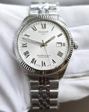 Tissot Ballade Powermatic 80 COSC Silver Dial Silver Steel Strap Watch for Men - T156.408.11.033.00