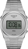 Tissot Digital Quartz Silver Dial Silver Steel Strap Watch for Men - T137.463.11.030.00
