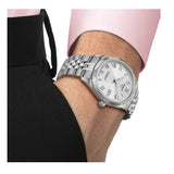 Tissot Ballade Powermatic 80 COSC Silver Dial Silver Steel Strap Watch for Men - T156.408.11.033.00