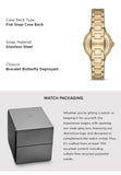 Emporio Armani Mia Crystals Gold Dial Gold Steel Strap Watch for Women - AR11609