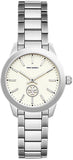 Tory Burch Collins White Dial Silver Steel Strap Watch for Women - TBW1301