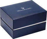 Maserati Competizione Black Dial Two Tone Steel Strap Watch for Men - R8853100042