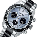 Seiko Prospex Speedtimer Solar Chronograph Limited Edition Blue Dial Two Tone Steel Strap Watch for Men - SSC909