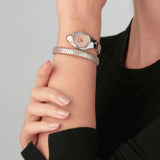 Just Cavalli Amalfi Rose Gold Dial Two Tone Steel Strap Watch for Women - JC1L270M0065