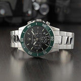Maserati Competizione Chronograph Black Dial Silver Steel Strap Watch For Men - R8873600008
