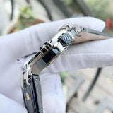 Maurice Lacroix Quartz Swiss Made Blue Dial Leather Strap 44mm Watch For Men - AI1018-SS001-432-4
