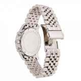 Michael Kors Lexington Chronograph Blue Dial Silver Steel Strap Watch For Women - MK5887