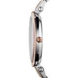 Michael Kors Darci Silver Dial Two Tone Stainless Steel Strap Watch for Women - MK3203