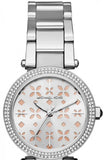 Michael Kors Parker Silver Dial Silver Stainless Steel Strap Watch for Women - MK6483