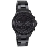 Michael Kors Alek Oversized Black Dial Black Steel Strap Watch For Men - MK8900
