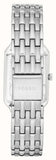 Fossil Raquel Three Hand Date White Dial Silver Steel Strap Watch for Women - ES5221
