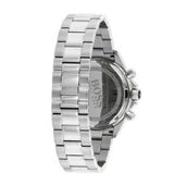 Hugo Boss Ikon Chronograph Black Dial Silver Steel Strap Watch for Men - 1512965
