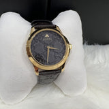 Gucci G Timeless Quartz Brown Dial Brown Leather Strap Watch for Men - YA1264035