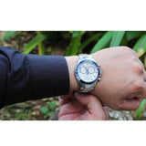 Tissot V8 Quartz T Sport Chronograph White Dial Silver Steel Strap Watch For Men - T106.417.11.031.00