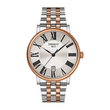 Tissot Carson Premium Powermatic 80 Silver Dial Two Tone Steel Strap Watch For Men - T122.407.22.033.00