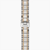 Tudor Style Automatic Diamonds Black Dial Two Tone Steel Strap Watch for Men - M12713-00011