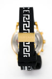 Versace Sports Tech Chronograph Black Dial Black Rubber Strap Watch for Men - VELT00119