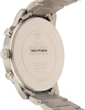 Guess Hendrix Chronograph Blue Dial Two Tone Steel Strap Watch for Men - W1309G4