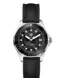 Tag Heuer Aquaracer Quartz Mother of Pearl Black Dial Black NATO Strap Watch for Women - WAY131M.FT6092