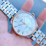 Tissot Chemin des Tourelles Powermatic 80 Silver Dial Two Tone Steel Strap Watch for Men - T099.407.22.038.02